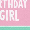 Servietter -  1st. Birthday Girl - Pink - 33 x 33 - Image 2
