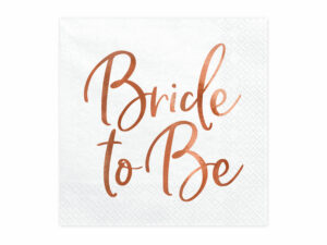 Servietter - Bride to be - Rosa/Lys Pink