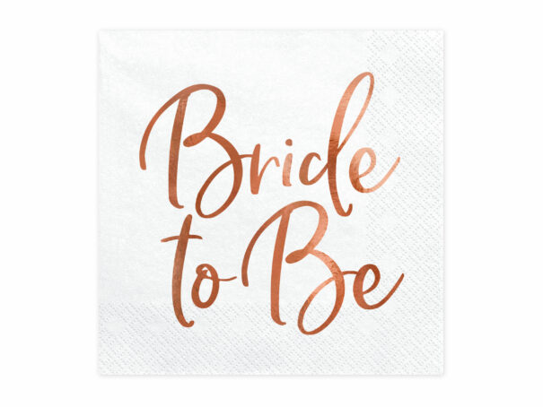 Servietter - Bride to be - Rosa/Lys Pink