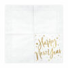 Servietter - Happy New Year - Hvid/Guld - Image 3