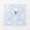 Servietter - Blå - Stor bamse - 33 x 33