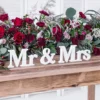 Inskription -  Mr & Mrs - Hvid