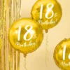 Ballon - Folie - Guld 18 år