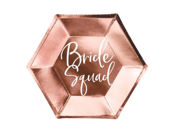 Tallerkner - Bride Squad - Rosa - 6 Stk. - Image 2