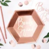 Tallerkner - Bride Squad - Rosa - 6 Stk.