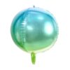 Ballon - Folie - Kugle Blå/Grøn - Image 2