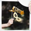 Foto Rekvisitter - Guld - 8 Stk. - Image 5