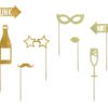 Foto Rekvisitter - Guld - 8 Stk. - Image 2