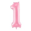 Ballon - Folie - 1 - Lys Pink - 86 cm.