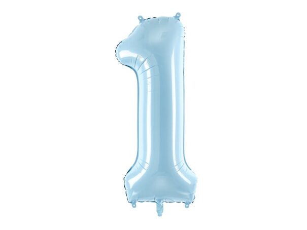 Ballon - Folie - 1 - Himmel Blå - 86 cm.
