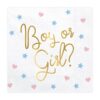 Servietter - Boy or Girl -Blå/Pink - 33 x 33 - Image 2
