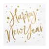 Servietter - Happy New Year - Hvid/Guld - Image 2