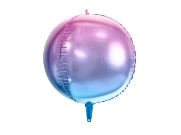 Ballon - Folie - Kugle Lilla/Blå - Image 2
