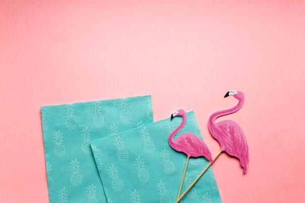 Kagepynt - Flamingo - 6 stk - Image 5