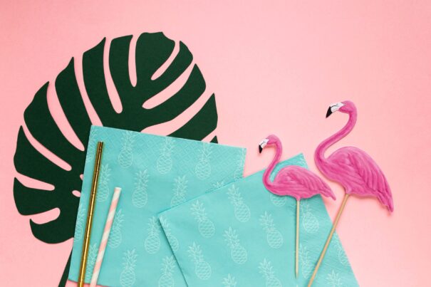 Kagepynt - Flamingo - 6 stk - Image 6