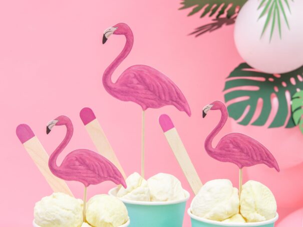 Kagepynt - Flamingo - 6 stk - Image 9