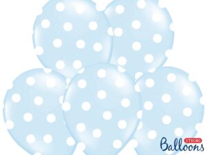 Ballon - Prikker - Blå