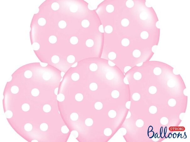 Ballon - Prikker - Pink