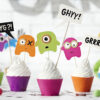 Muffins Sæt - Monster - 6 Stk
