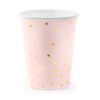 Kopper - Pink/Rosa med guld prikker - 6 stk. - Image 2