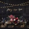 Nytår - Servietter - Happy New Year - Sort/Guld - Image 5