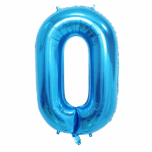 Folie - Ballon - 0 - Blå