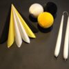Honeycomb Ball - Gul - 10 cm. - Image 4