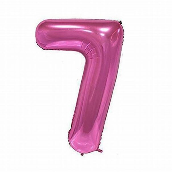 Folie - Ballon - 7 - Pink - 35 cm