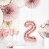 Ballon - Folie - 2 - Rosa - 35 cm. - Image 3