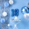 Folie - Ballon - 8 - Blå - Image 2