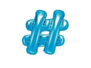 Ballon - Folie - # - Blå