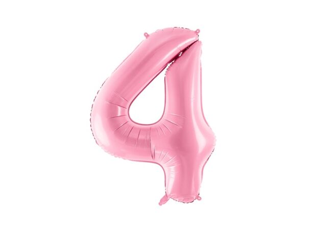 Ballon - Folie - 4 - Lys Pink - 86 cm.
