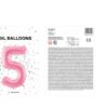 Ballon - Folie - 5 - Lys Pink - 86 cm - Image 3