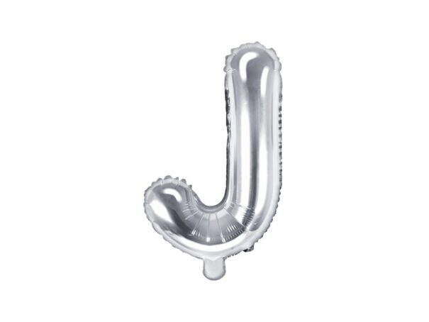 Ballon - Folie - J - Sølv