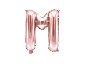 Ballon - Folie - M - Rosa/Guld