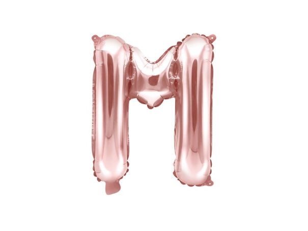 Ballon - Folie - M - Rosa/Guld