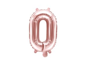 Ballon - Folie - O - Rosa/Guld
