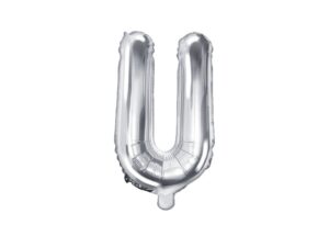 Ballon - Folie - U - Sølv