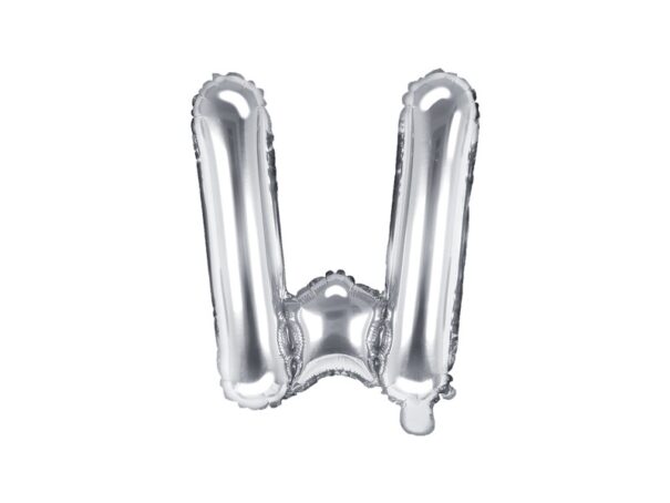 Ballon - Folie - W - Sølv