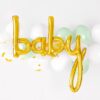 Ballon - Folie - Baby - Guld - Image 2
