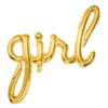 Ballon - Folie - Girl - Guld