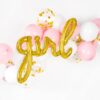 Ballon - Folie - Girl - Guld - Image 2