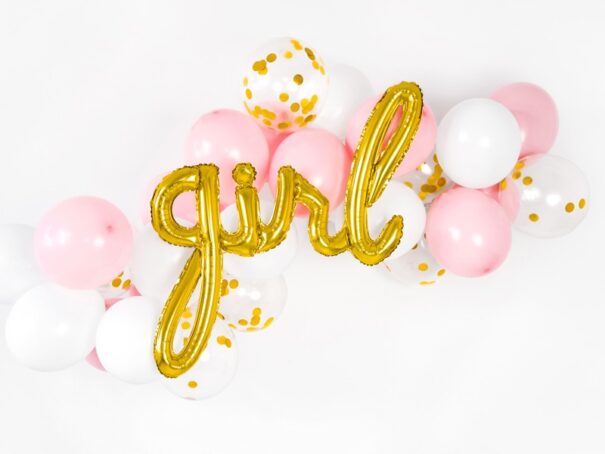 Ballon - Folie - Girl - Guld - Image 2