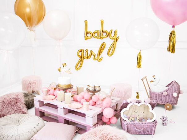 Ballon - Folie - Girl - Guld - Image 3