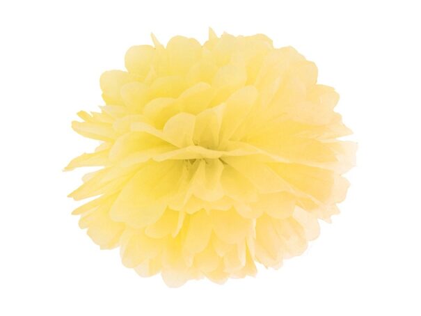 Pompom - Gul - 25 cm