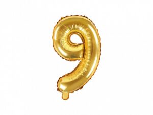 Ballon - Folie - 9 - Guld