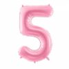 Ballon - Folie - 5 - Lys Pink - 86 cm