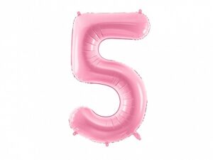 Ballon - Folie - 5 - Lys Pink - 86 cm