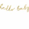 Banner - Hello Baby - Guld