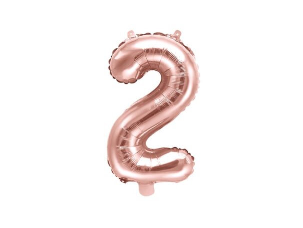 Ballon - Folie - 2 - Rosa - 35 cm.